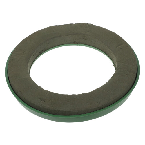 6Pcs Green Plastic Wreath Base Ring with Suction for Formal Parties
