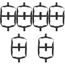 6Stk Radhalter Schwarz, Praktischer Fixiergurt Für Transport