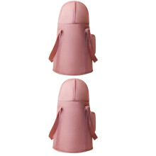2Pcs Lightweight Folding Foot Spa Bucket Pink Portable for Outdoor Use
