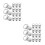 60 Sets Replaceable Handbag Buttons Premium Shoes Buckles 1