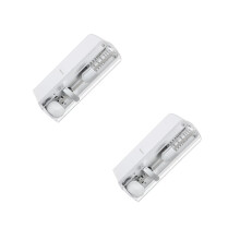 2Pcs White Mechanical Metronome Small Portable for Guitar Piano Violin