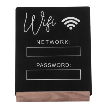 WiFi Transparent Bois Décoration