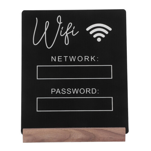 WiFi Transparent Bois Décoration