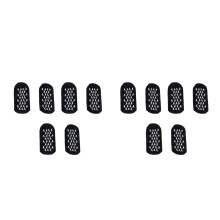 6Paires Bateau Noires Hydratantes Pieds Gel Réutilisables