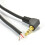 kenable 3.5mm Stereo Jack Plug to 3 Pole Solder Bare Wire End Cable Gold 2m 1