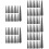 150Pcs Black Punk Craft Rivets Studs for DIY Clothes Bags 1