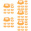 50Pcs Calf Nose Ring Weaner Tool Plastic Orange Practical Farm Use 9
