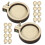 72Pièces Mini Cercles À Broder Bois Beige Pour Accessoires DIY 2