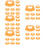 50Pcs Calf Nose Ring Weaner Tool Plastic Orange Practical Farm Use 10