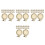 72Pièces Mini Cercles À Broder Bois Beige Pour Accessoires DIY 6