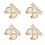 72Pièces Mini Cercles À Broder Bois Beige Pour Accessoires DIY 7