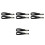 8Pièces Sangles Mentonnières Casque Hockey Polyester Noires Durables 6