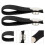 8Pièces Sangles Mentonnières Casque Hockey Polyester Noires Durables 7