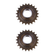2Pcs Golden Bike Accessories Single-Speed Flywheel 22T Steel Gear