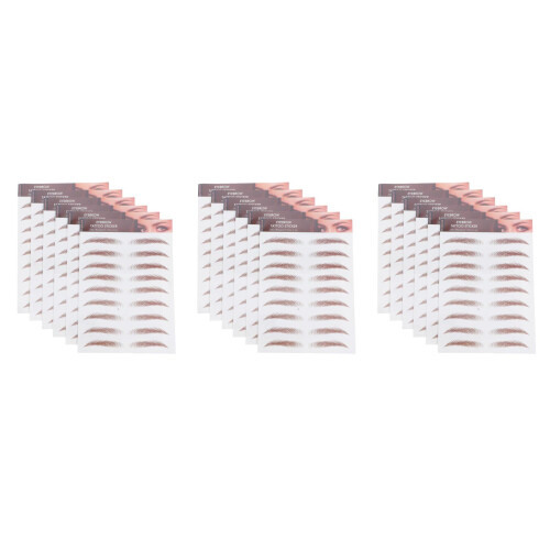Sourcils Temporaires 3D Transfert Eau Étanches Marron
