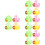 16Pcs Durable Windup Animal Toys Foxes Squirrels Assorted Colors 6