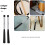 5Paires Balais Nylon Percussion Jazz Batterie Accessoire Noir 6