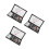 3Sets Assorted Color Eyebrow Powder Kit Durable Makeup Brow Brush Tool 1
