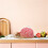 1Ensemble Panier En Rotin Rouge Couvercle Pour Pâtisseries 6