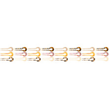 24Pcs Vintage Tortoise Shell Hair Bun Sticks Hair Chopsticks for Women