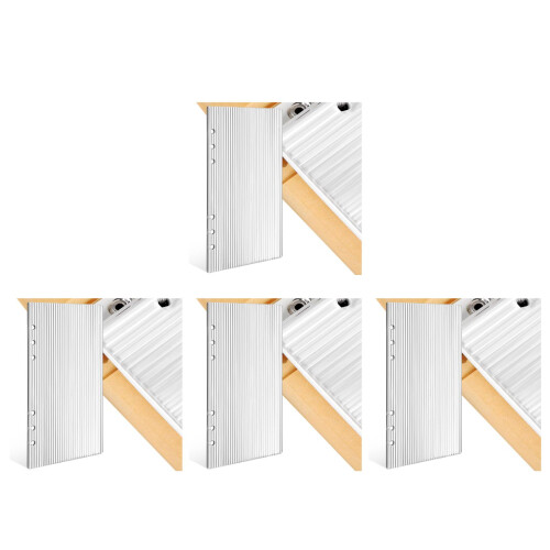 4Pièces Coque Claire Pour Planificateur Et Cahier De