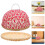 1Ensemble Panier En Rotin Rouge Couvercle Pour Pâtisseries 11