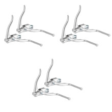 3Paare Aluminiumlegierung Bremshebel Silber Für Fahrrad