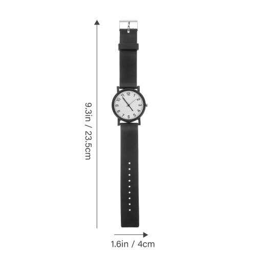 2Stk Einfache Weiße Uhr Für Kinder Mit Robustem Leichtem Design 1