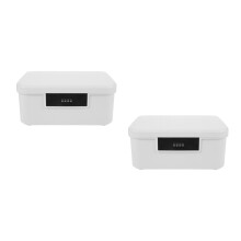 2Pièces À Serrure ABS Ivoire Pour Rangement Voyage Et