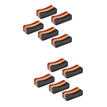10Pcs Groove Surface Wooden Chopsticks Holder Decorative Cutlery Rest