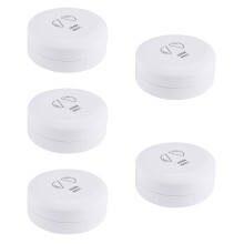 5Pcs White Medicine Organizer Lid for Travel and Home Use
