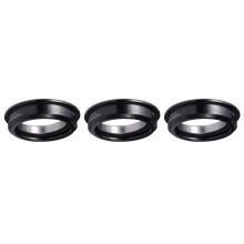 3Pcs Black Bike Supplies Aluminum Alloy Bearings Durable Headset