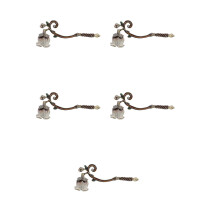 5Pcs Vintage Zinc Alloy Candle Snuffer Kit for Care