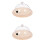2Pcs Transparent Plastic Dome for Cake Food Display with Wood Base 1