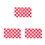3Pcs Lightweight Polyester Checkered Flags Red White Race Event Banner 1