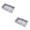2Pièces Cache- Prise Étanche ABS Gris Protection Murale 4