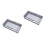 2Pièces Cache- Prise Étanche ABS Gris Protection Murale 5