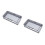 2Pièces Cache- Prise Étanche ABS Gris Protection Murale 6