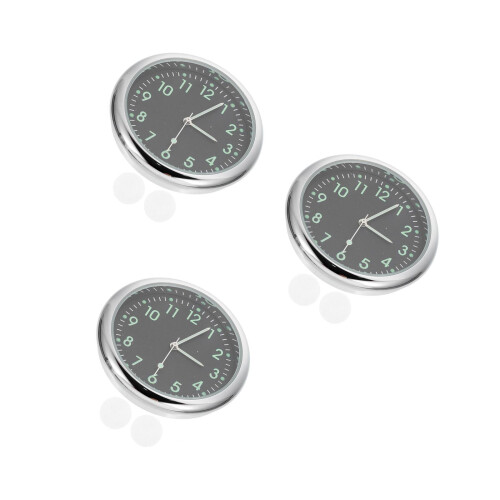 3 Pieces Decorative Car Clock Digital Convenient Schedule Reminder