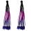 2Pièces Ponytail Decor Coloré Pour Casque, Artificielle Stylée 1