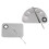 6Sets Stainless Steel Silver Makeup Foundation Mixing Pallet Set 1