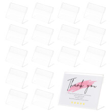50Pcs Acrylic Display Stands Clear for Wedding Table Numbers