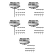 80Pcs Stainless Steel Fertilizer Baskets for Garden Bonsai and Flowers