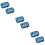 6Pcs Blue Lens Container with Mirror Creative Lens Case for Women 1