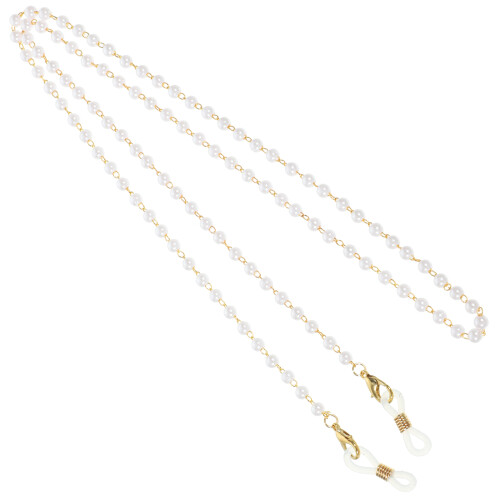 2Stk Perlen Brillenkette Gold Für - Lesebrillen