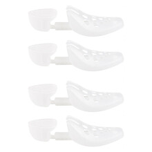 4Pcs White Shoe Stretcher Durable Shoe Trees for Home Shoes Support