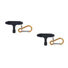 2Stk Schwarze Metall Drum Keys Drumstimmwerkzeug Für Schlagzeug Set