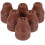 18Pcs Stylish Chocolate Plastic Pull Ends for Window Blind Cord Knobs 2