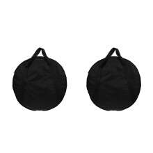 2Stk Handgehaltene Cymbal Aufbewahrungstasche Aus Oxfordstoff, Schwarz