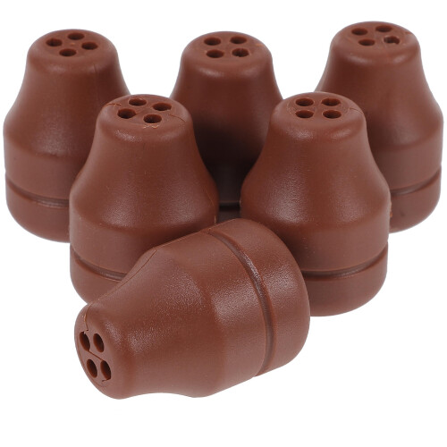 18Pcs Stylish Chocolate Plastic Pull Ends for Window Blind Cord Knobs 2